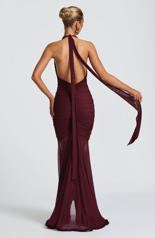 Vestido con Espalda Abierta Marea del Alba