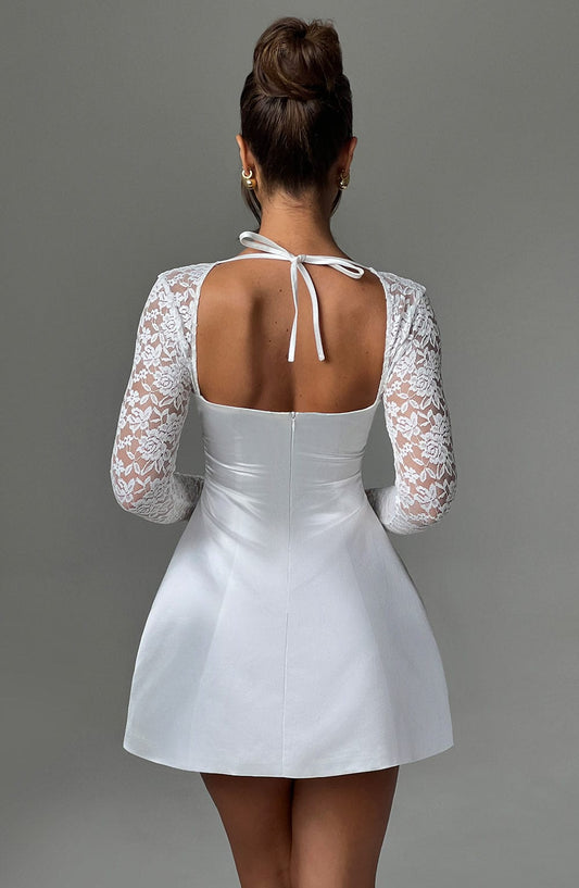 Vestido de Encaje Oliva del Alba