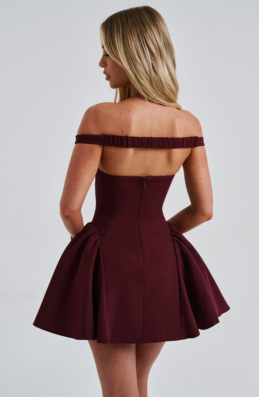 Vestido Corto Zafiro de la Estrella