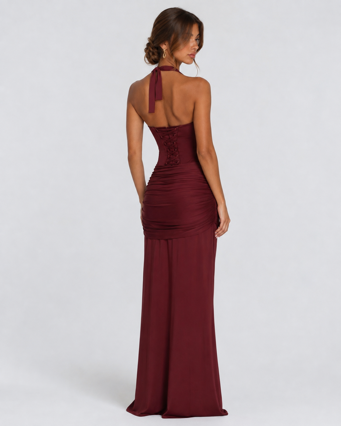 Vestido Largo Halter Brisa