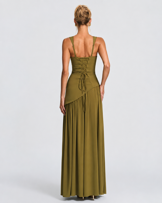 Vestido Largo con Corsé Brisa de Primavera