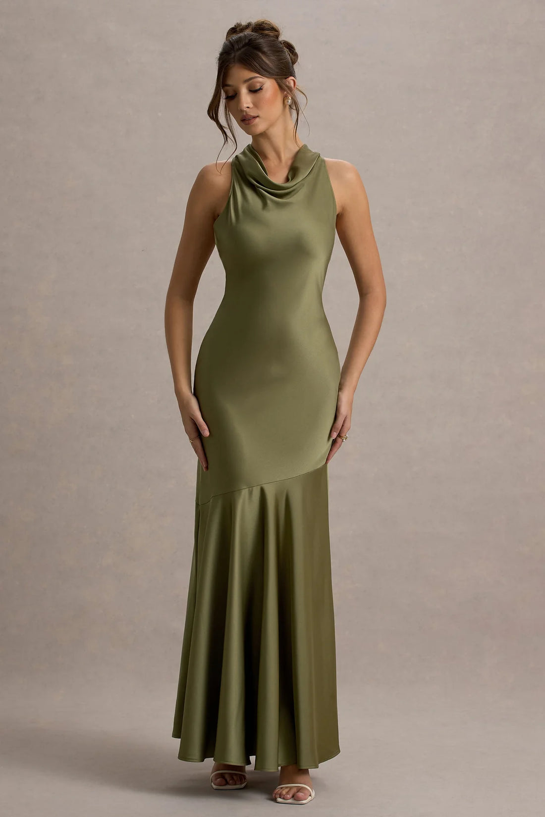 Vestido Largo Burdeos Elegance