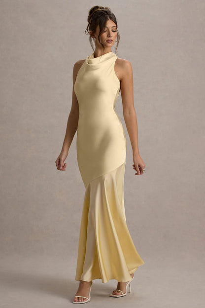 Vestido Largo Burdeos Elegance