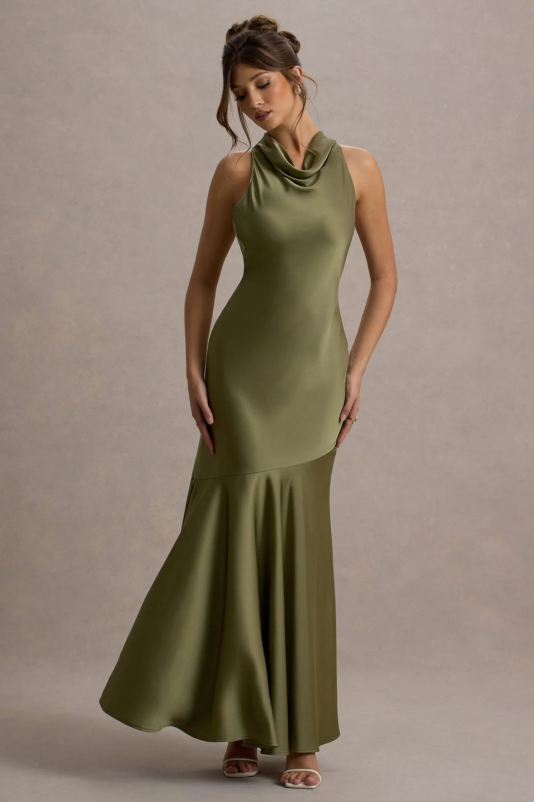 Vestido Largo Burdeos Elegance