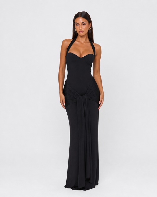Vestido Largo Halter Brisa