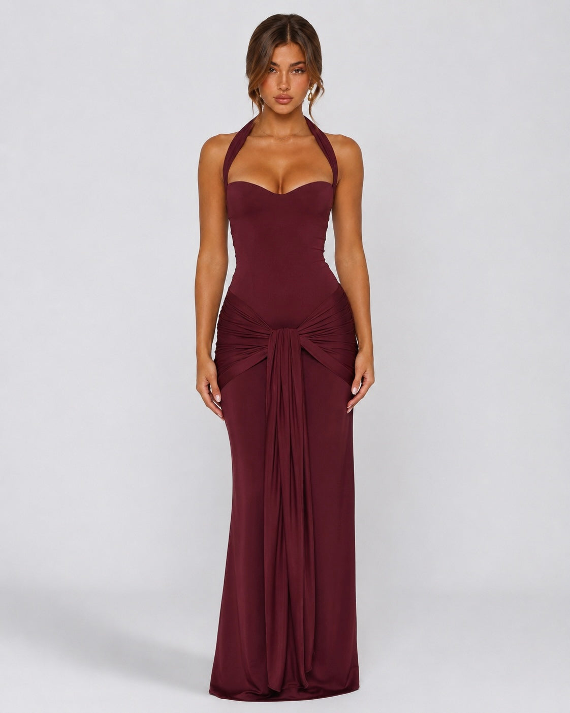 Vestido Largo Halter Brisa