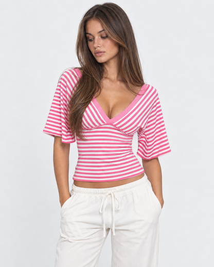 Top de Rayas Perla del Sol