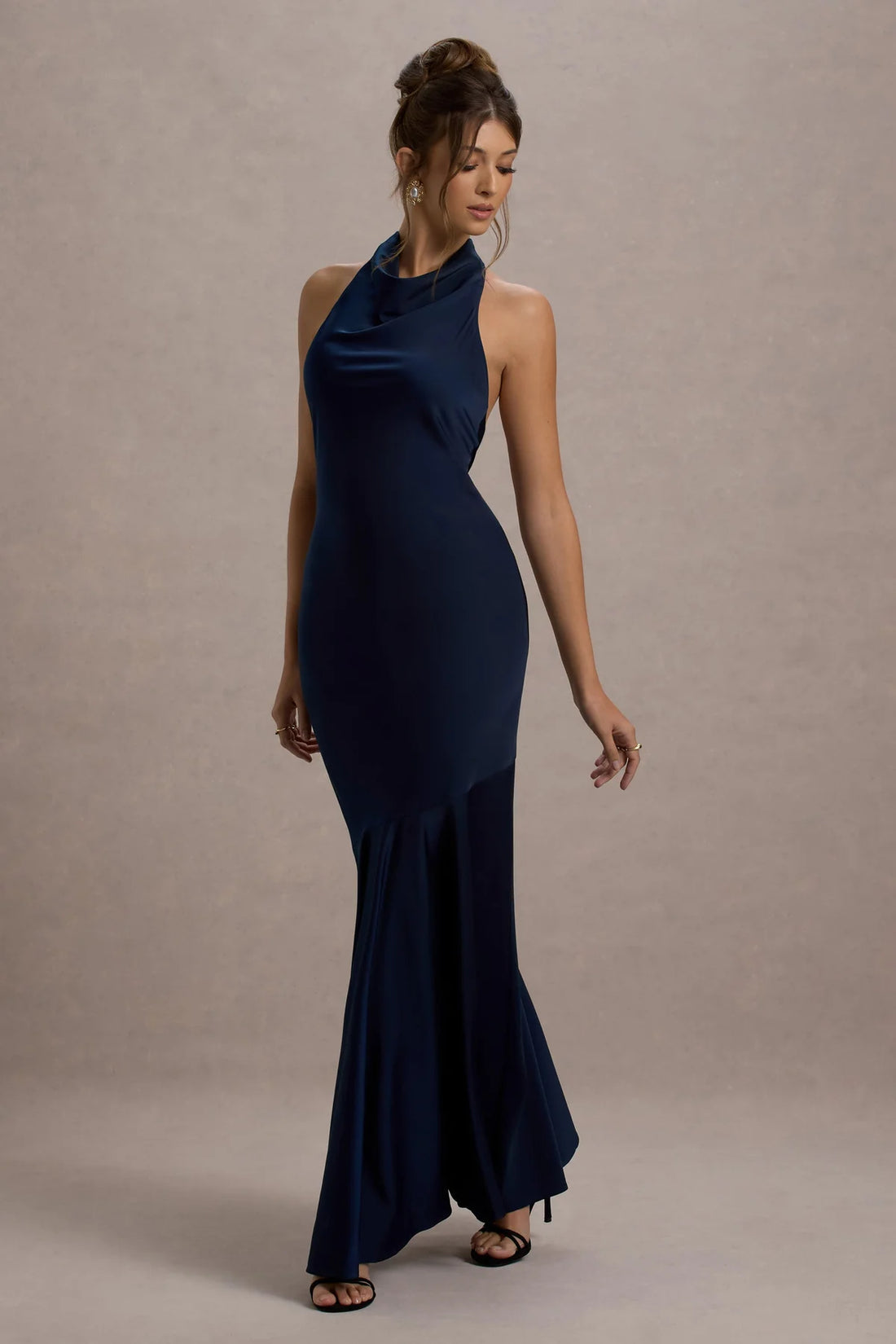 Vestido Largo Burdeos Elegance