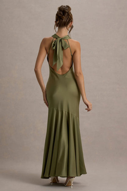 Vestido Largo Burdeos Elegance