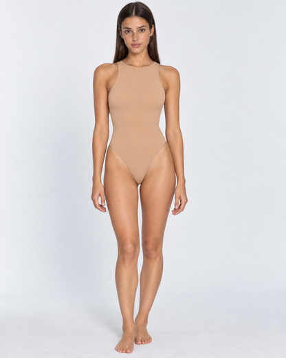 Body Ajustado de Cuello Alto