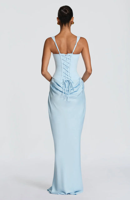 Vestido Drapeado Serena de la Estrella
