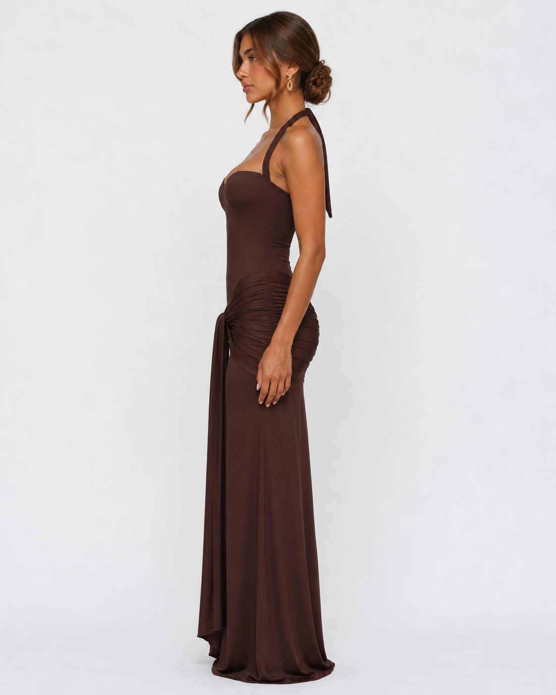Vestido Largo Halter Brisa