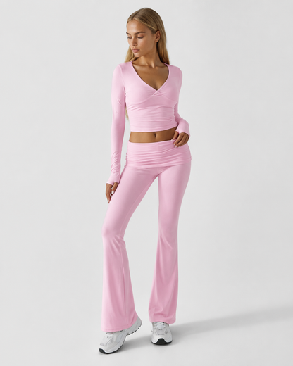 Conjunto de Manga Larga Camelia de la Riviera
