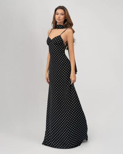 Vestido Largo con Espalda Abierta Estrella de Primavera