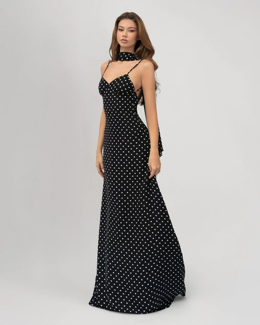 Vestido Largo con Espalda Abierta Estrella de Primavera