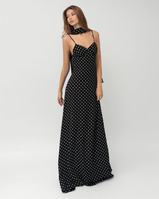 Vestido Largo con Espalda Abierta Estrella de Primavera