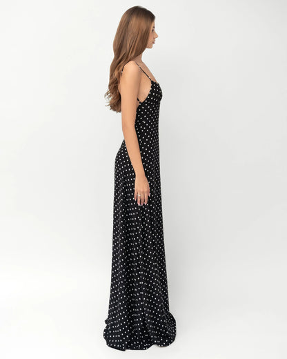 Vestido Largo con Espalda Abierta Estrella de Primavera