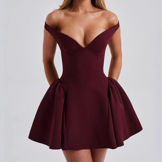 Vestido Corto Zafiro de la Estrella