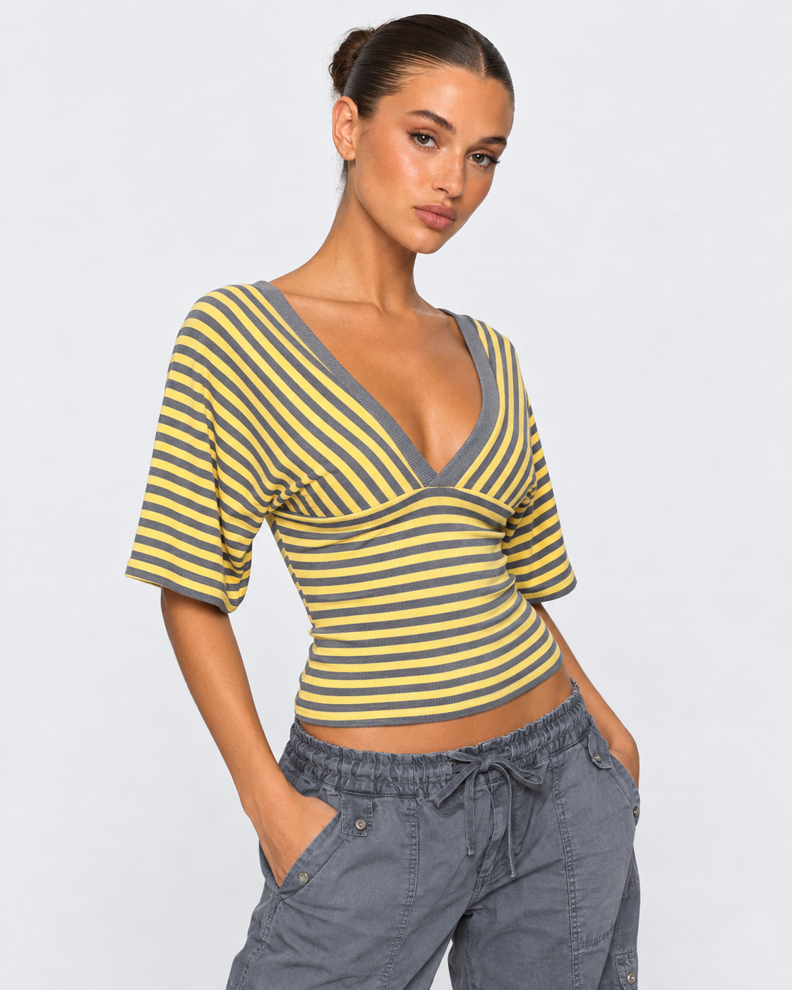 Top de Rayas Perla del Sol