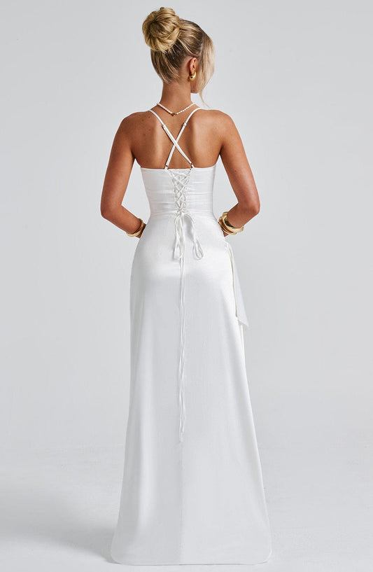 Vestido de Satén Ajustado Sol de la Estrella