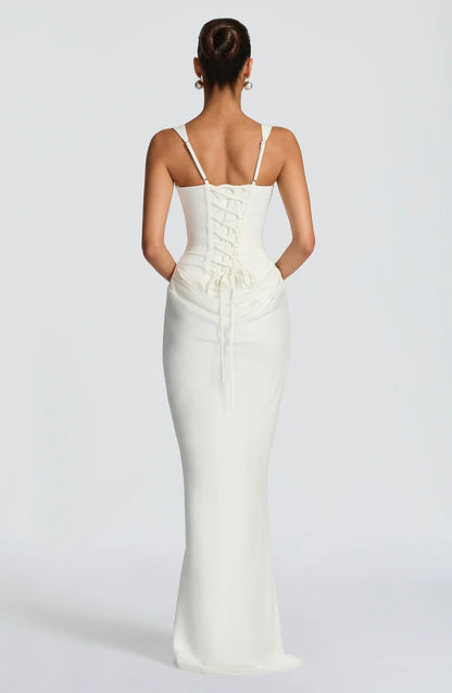 Vestido Drapeado Serena de la Estrella