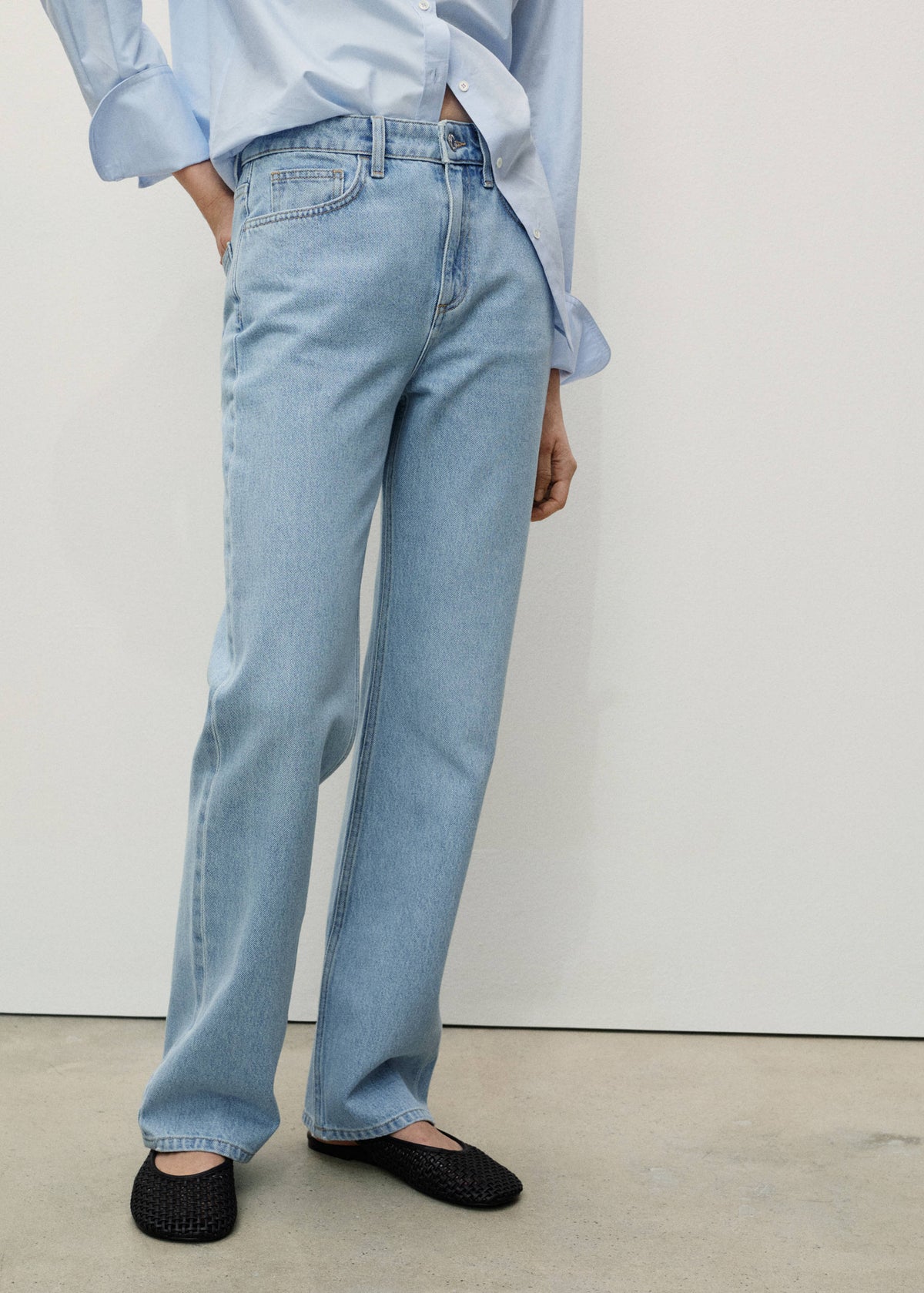 Pantalón Vaquero Matilda Recto de Tiro Medio