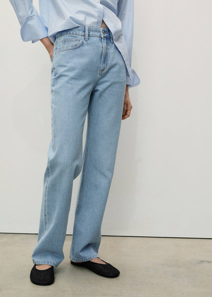 Pantalón Vaquero Matilda Recto de Tiro Medio