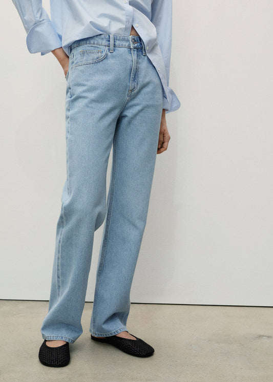 Pantalón Vaquero Matilda Recto de Tiro Medio