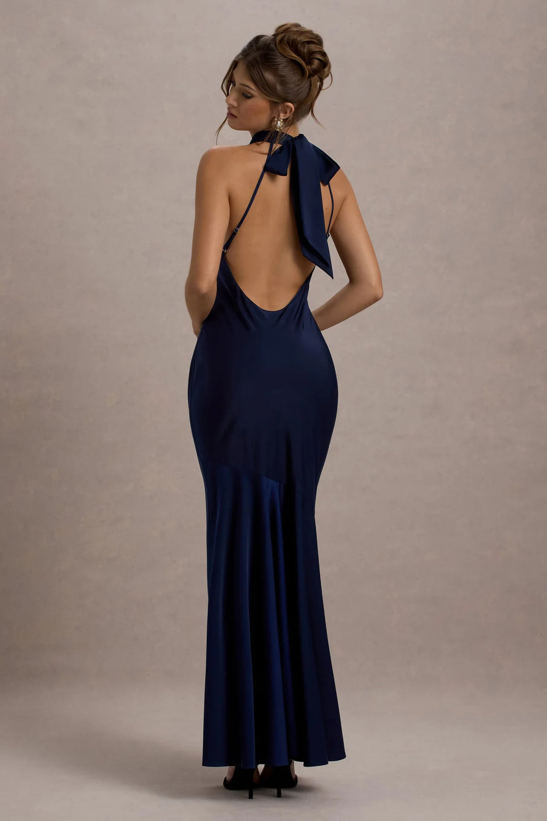 Vestido Largo Burdeos Elegance