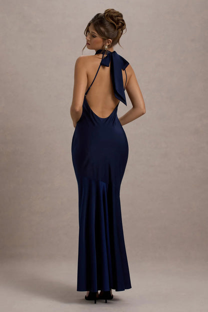 Vestido Largo Burdeos Elegance