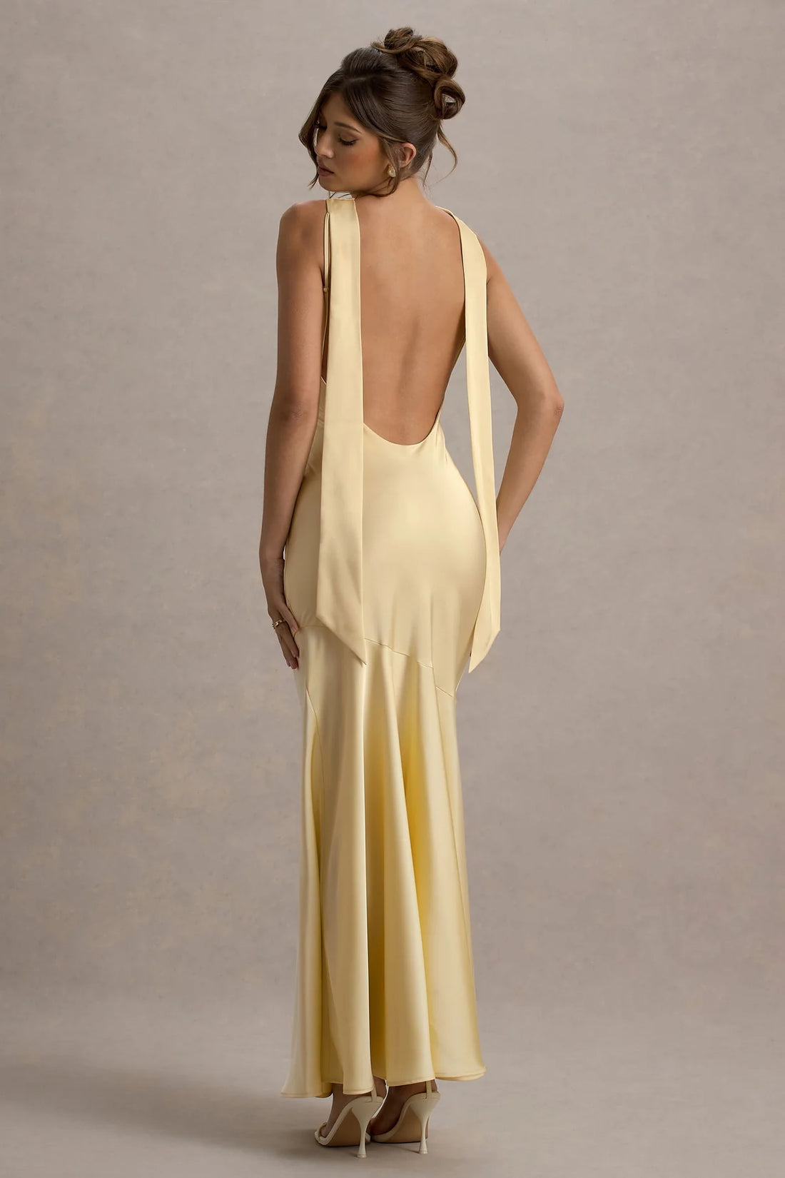 Vestido Largo Burdeos Elegance