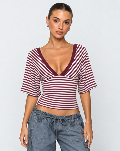Top de Rayas Perla del Sol