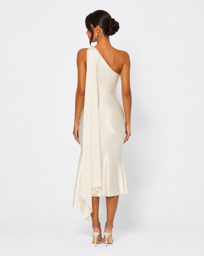 Vestido Midi de Satén Seraphina