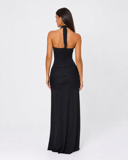 Vestido Largo Halter Brisa