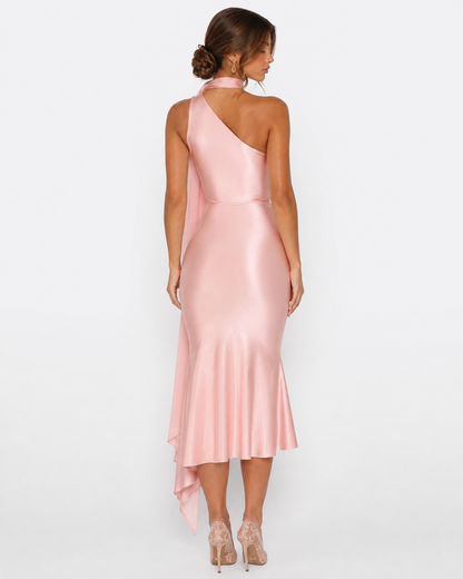 Vestido Midi de Satén Seraphina
