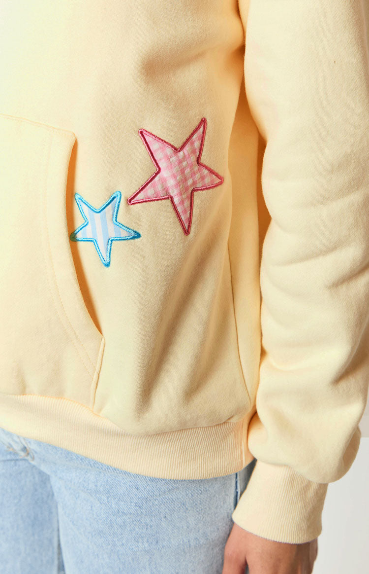 Sudadera Oversize con Capucha y Estrellas