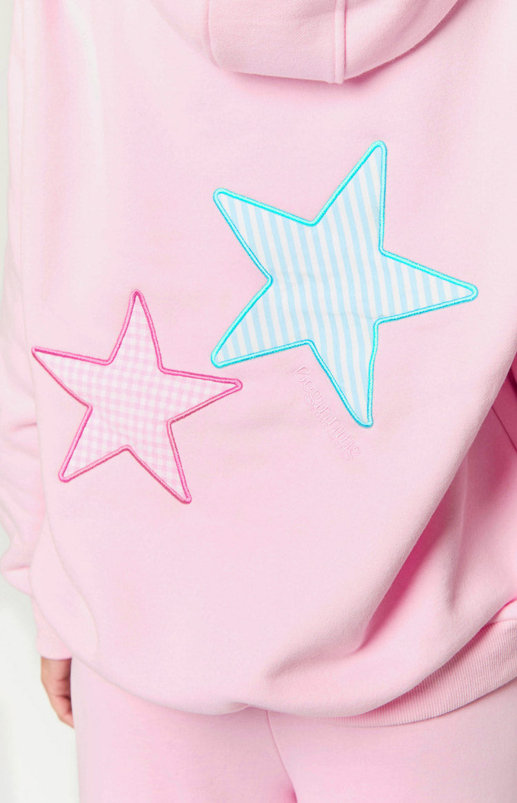 Sudadera Oversize con Capucha y Estrellas