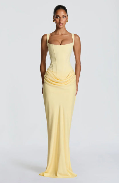 Vestido Drapeado Serena de la Estrella