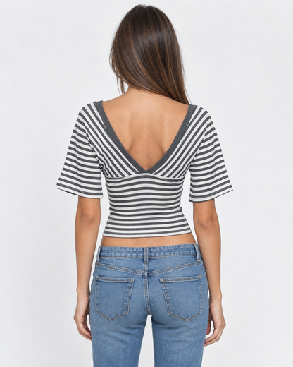 Top de Rayas Perla del Sol