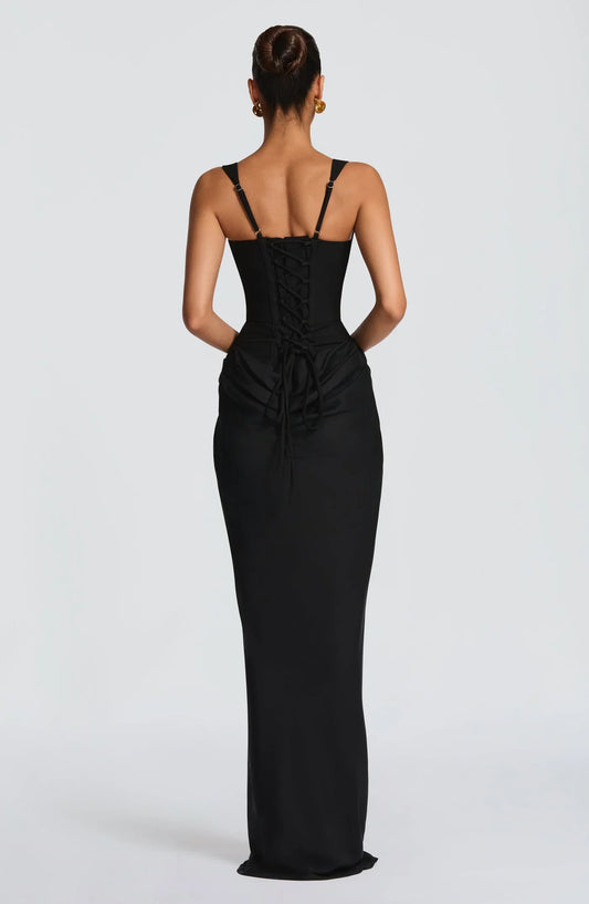 Vestido Drapeado Serena de la Estrella