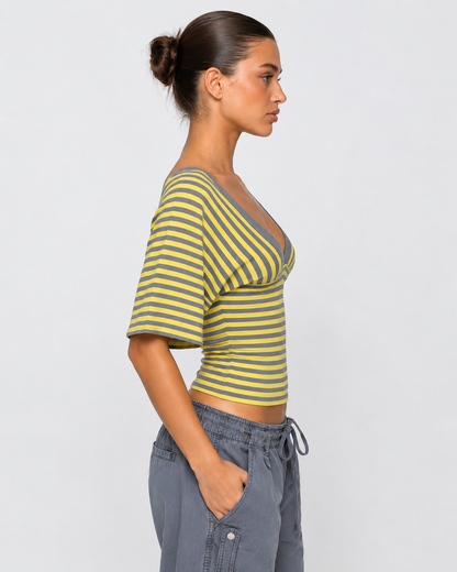Top de Rayas Perla del Sol