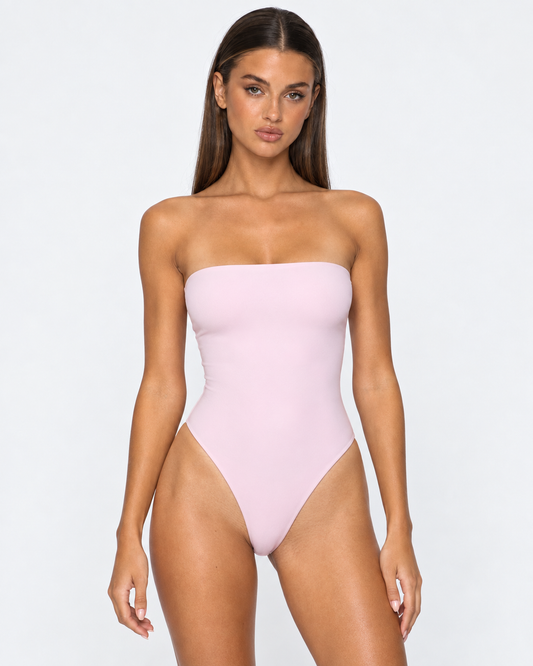Body de Escote Recto con Tirantes Ajustables