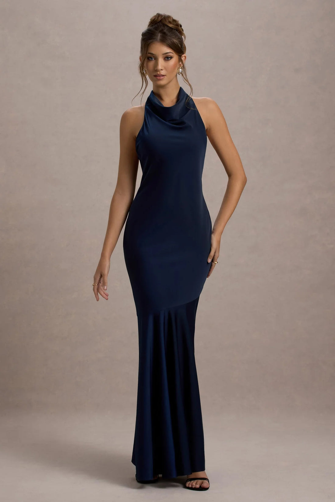 Vestido Largo Burdeos Elegance