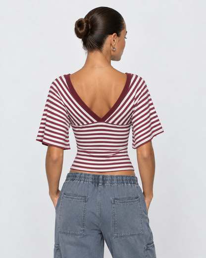 Top de Rayas Perla del Sol