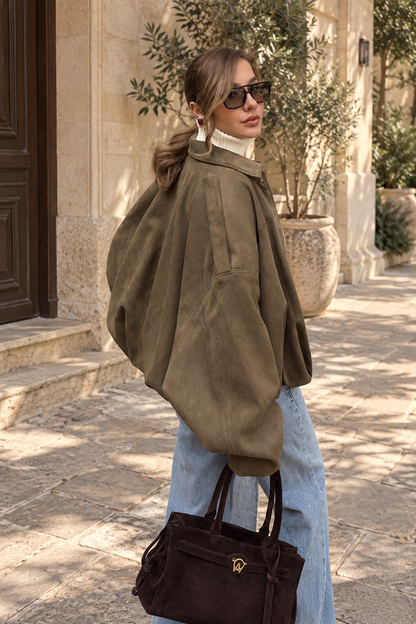 Chaqueta Siena Oversize Verde Oliva