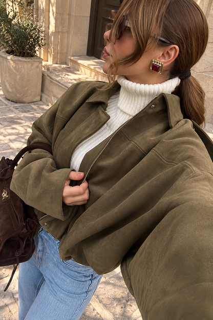 Chaqueta Siena Oversize Verde Oliva