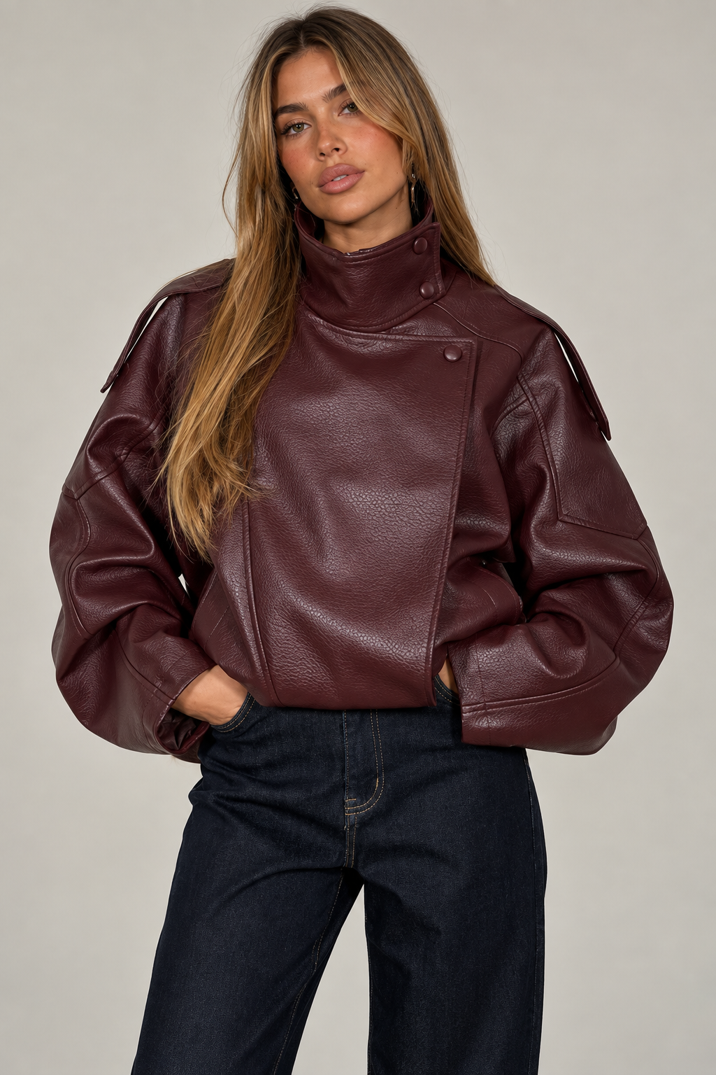 Chaqueta Siena Burdeos