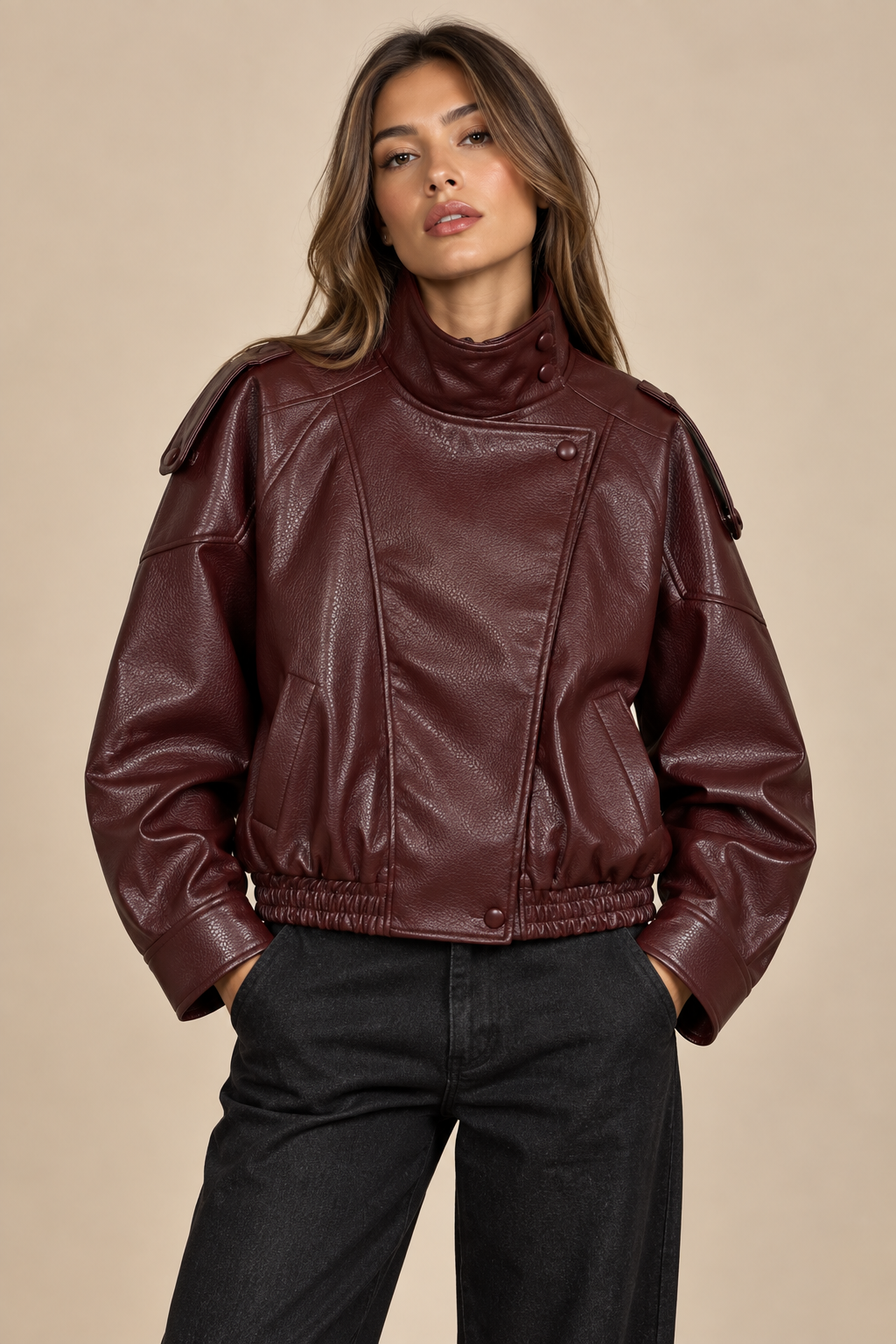 Chaqueta Siena Burdeos