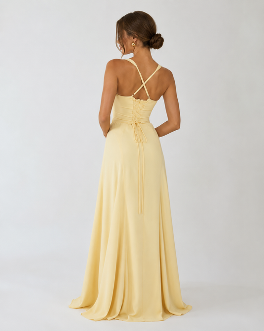 Vestido Largo con Corsé Sol de la Brisa