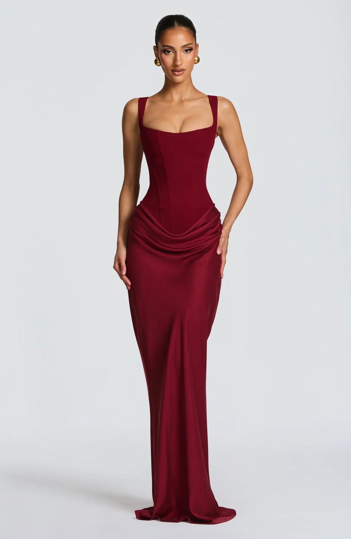 Vestido Drapeado Serena de la Estrella